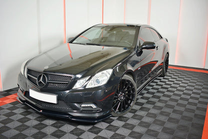 Seitenschweller Ansatz für Mercedes-Benz E-Klasse W207 Coupe AMG-Line schwarz Hochglanz