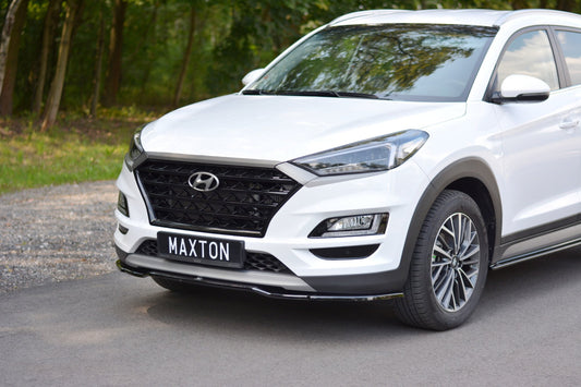 Front Ansatz V.2 für Hyundai Tucson Mk3 Facelift schwarz Hochglanz