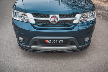 Front Ansatz für Fiat Freemont schwarz Hochglanz