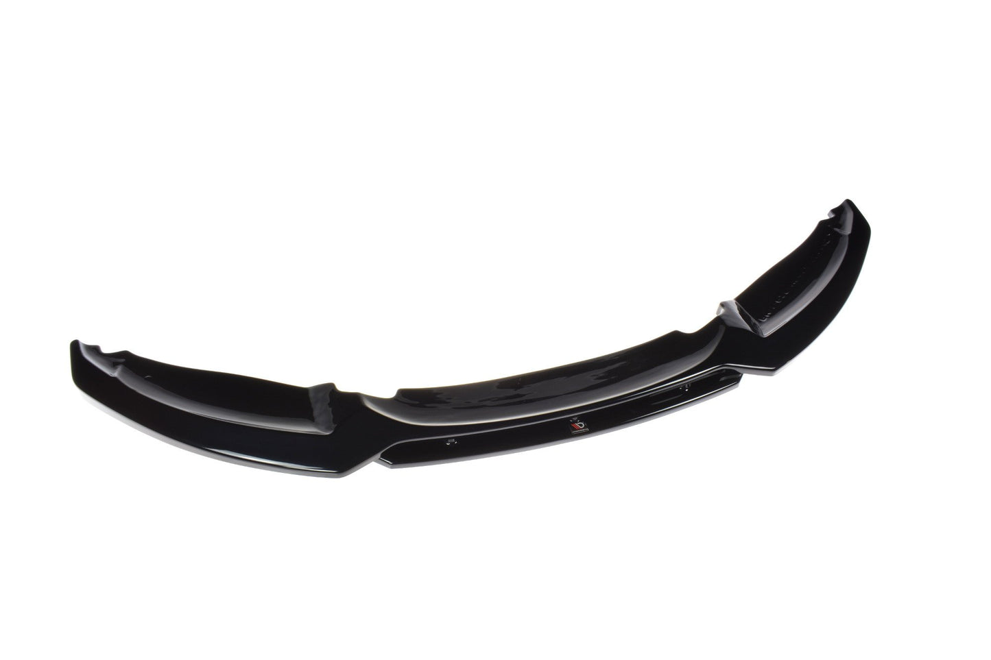 Front Ansatz V.1 für for BMW 1er E82 FACELIFT M Paket schwarz Hochglanz