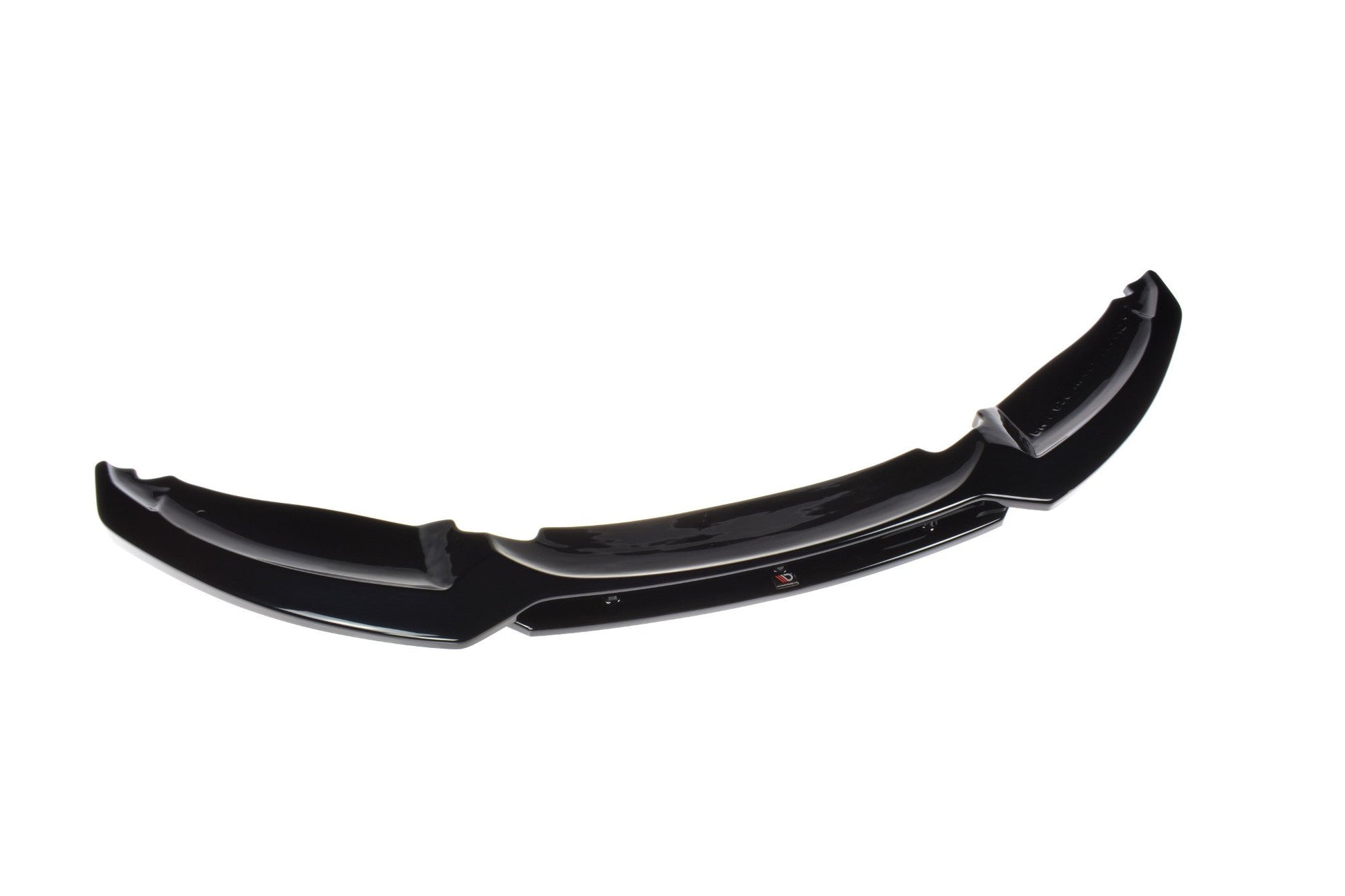 Front Ansatz V.1 für for BMW 1er E82 FACELIFT M Paket schwarz Hochglanz