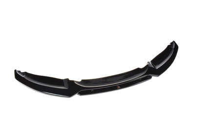 Front Ansatz V.1 für for BMW 1er E82 FACELIFT M Paket schwarz Hochglanz