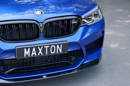Front Ansatz V.1 für BMW M5 F90 schwarz Hochglanz