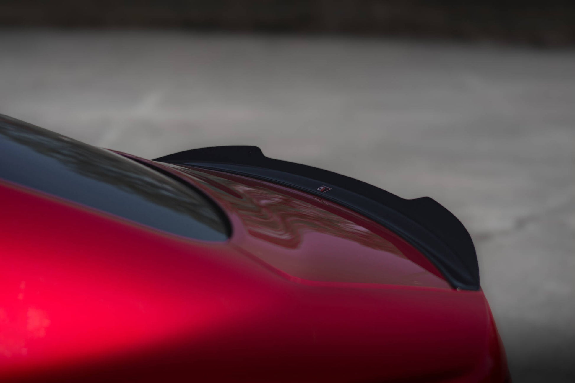 Spoiler CAP für Jaguar XE R-Dynamic X760 Facelift schwarz Hochglanz
