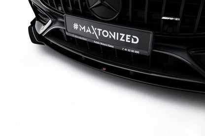 Street Pro Front Ansatz + Flaps für Mercedes-AMG CLE 53 C236 schwarz Hochglanz