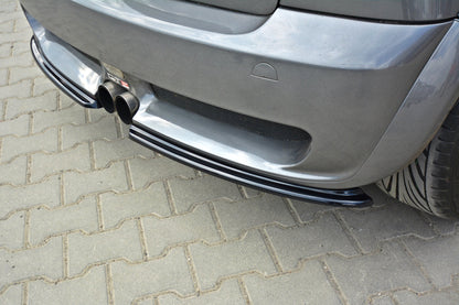 Heck Ansatz Flaps Diffusor für MINI R53 COOPER S JCW schwarz Hochglanz