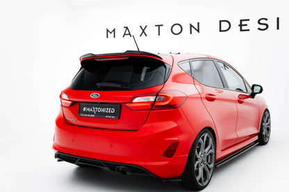 Spoiler CAP V.2 für Ford Fiesta Mk8 ST / ST-Line schwarz Hochglanz
