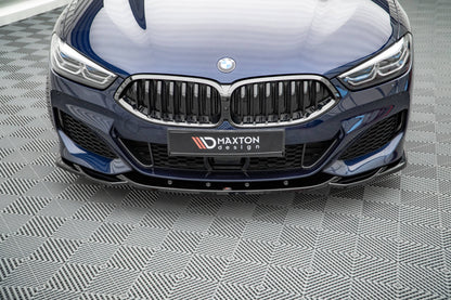 Front Ansatz V.4 für BMW 8 Coupe M-Paket G15 / 8 Gran Coupe M-Paket G16 schwarz Hochglanz