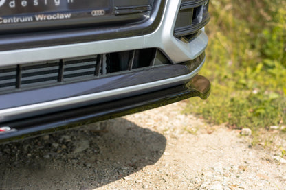 Front Ansatz für Audi SQ5/Q5 S-line Mk2 schwarz Hochglanz