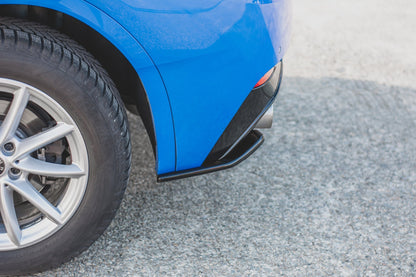 Heck Ansatz Flaps Diffusor für BMW X2 F39 M-Paket schwarz Hochglanz