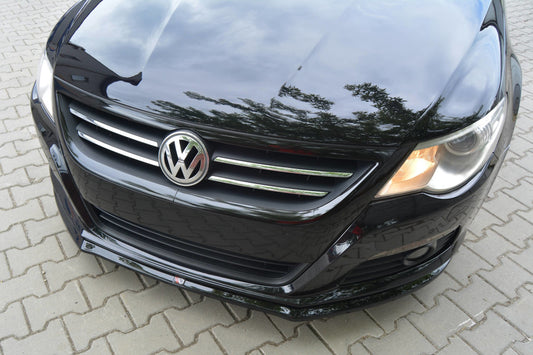 Front Ansatz V.2 für VW PASSAT CC STANDARD schwarz Hochglanz