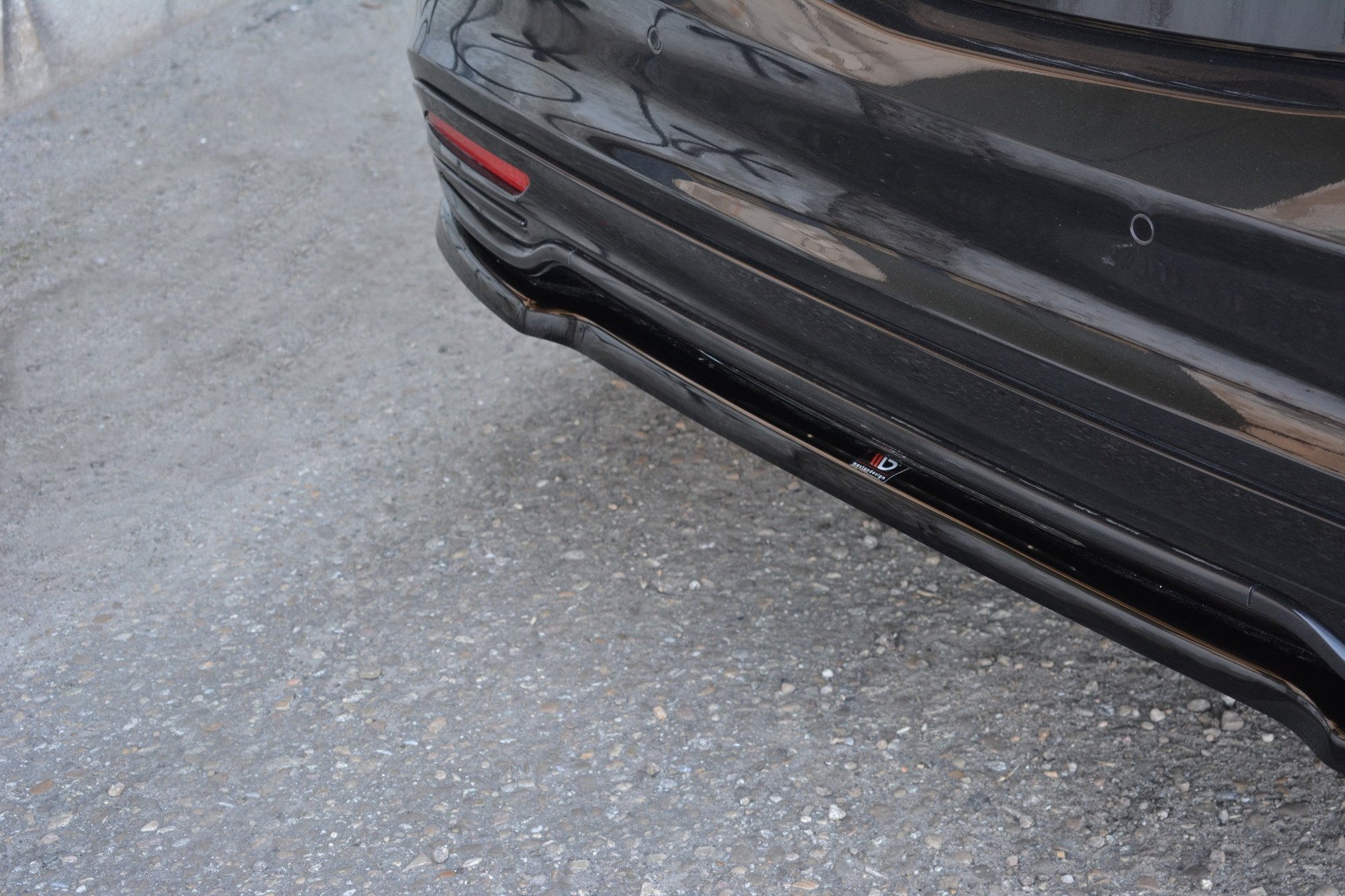 Heckansatz Mercedes S-KLASSE AMG-LINE W222 schwarz Hochglanz