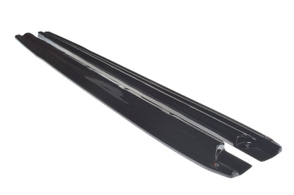 Seitenschweller Ansatz für Peugeot 508 Mk2 schwarz Hochglanz