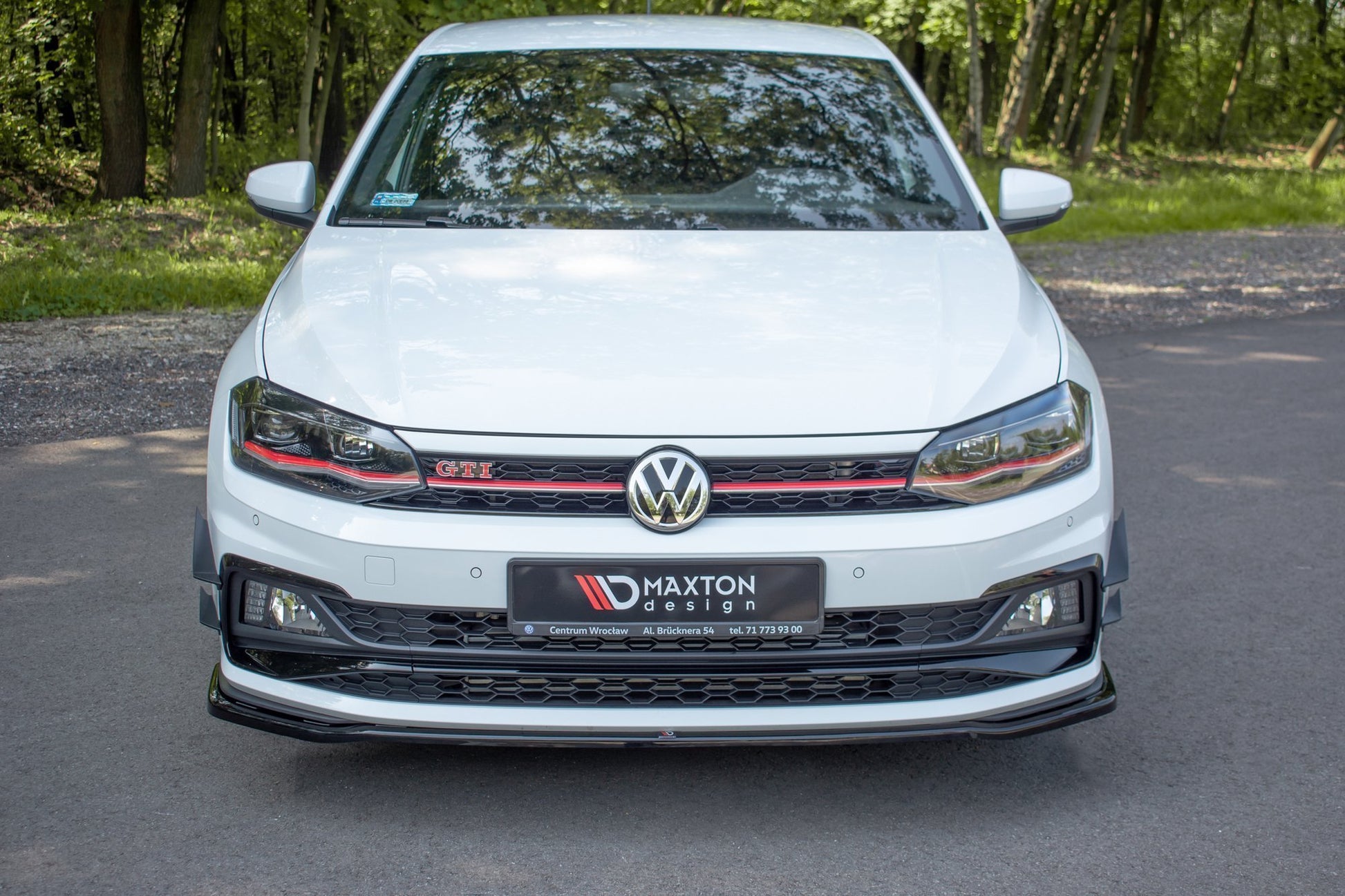 Front Ansatz V.2 für VW POLO MK6 GTI Carbon Look