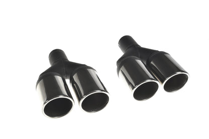 Diffusor Heck Ansatz für Ford Focus Hatchabck ST-Line schwarz Hochglanz