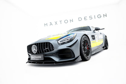Front Ansatz für Mercedes-AMG GT C C190 Facelift schwarz Hochglanz