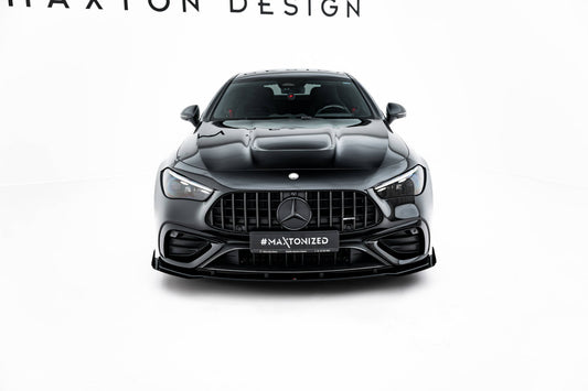 Street Pro Front Ansatz + Flaps für Mercedes-AMG CLE 53 C236 schwarz Hochglanz