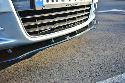 Front Ansatz V.1 für VW EOS schwarz Hochglanz