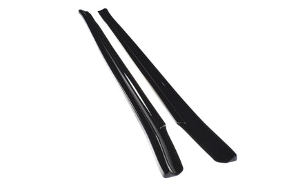 Seitenschweller Ansatz für MASERATI QUATTROPORTE MK.6 vor Facelift Carbon Look