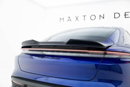 Spoiler CAP 3D für Porsche Taycan Turbo S Mk1  schwarz Hochglanz