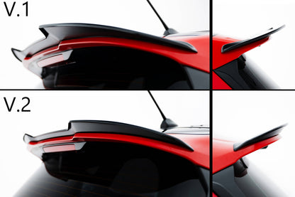 Spoiler CAP V.1 für Ford Fiesta Mk8 ST / ST-Line schwarz Hochglanz