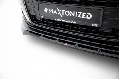 Front Ansatz für V.2 Audi A5 F5 Facelift schwarz Hochglanz