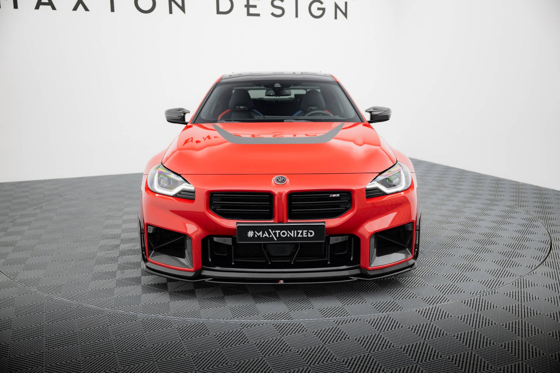 Front Ansatz für BMW M2 M-Performance G87 schwarz Hochglanz