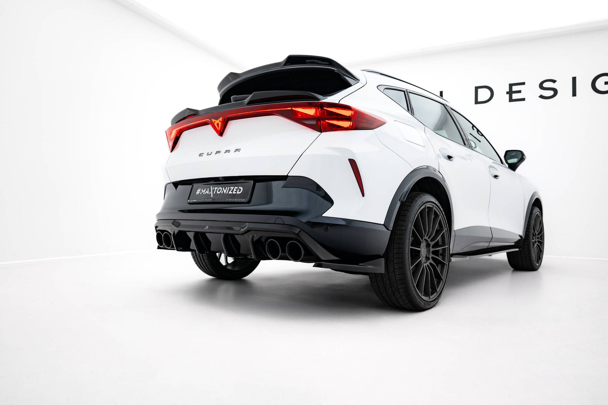 Diffusor Heck Ansatz + Endrohre für Cupra Formentor Mk1