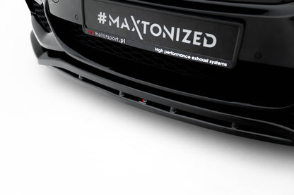 Front Ansatz V.3 für BMW M550i / M550d Limousine G30  schwarz Hochglanz