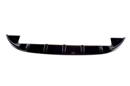 Front Ansatz V.1 für FIAT 500 HATCHBACK vor Facelift schwarz Hochglanz
