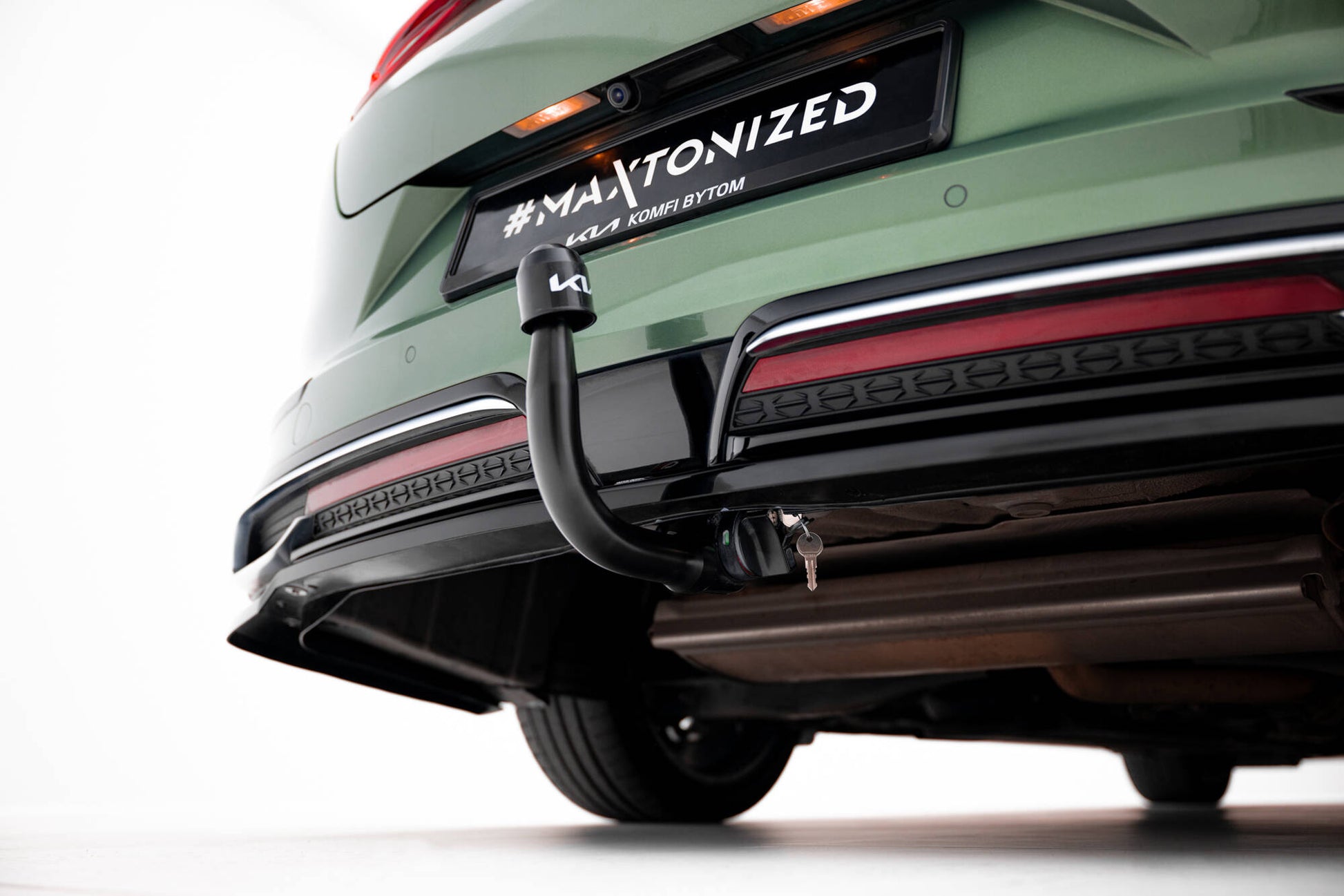 Mittlerer Cup Diffusor DTM Look Heck Ansatz für Kia Proceed GT-Line Mk1 Facelift schwarz Hochglanz