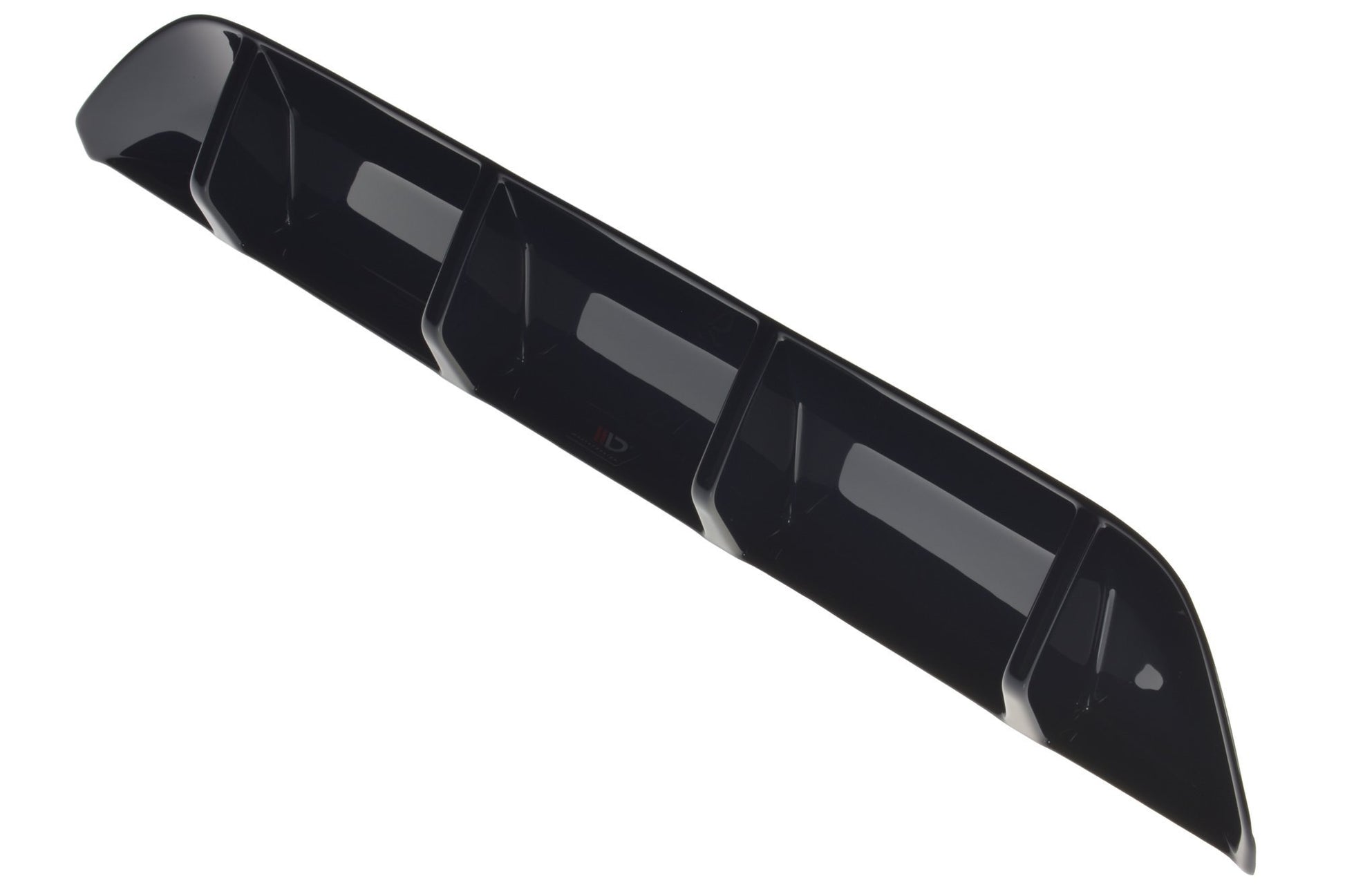 Diffusor Heck Ansatz für VW Passat R-Line B8 schwarz Hochglanz
