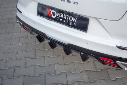 Diffusor Heck Ansatz für Kia ProCeed GT Mk1 schwarz Hochglanz