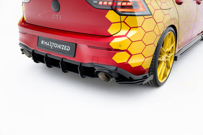 Hintere Seiten Flaps für VW Golf GTI Clubsport Mk8 Facelift schwarz Hochglanz