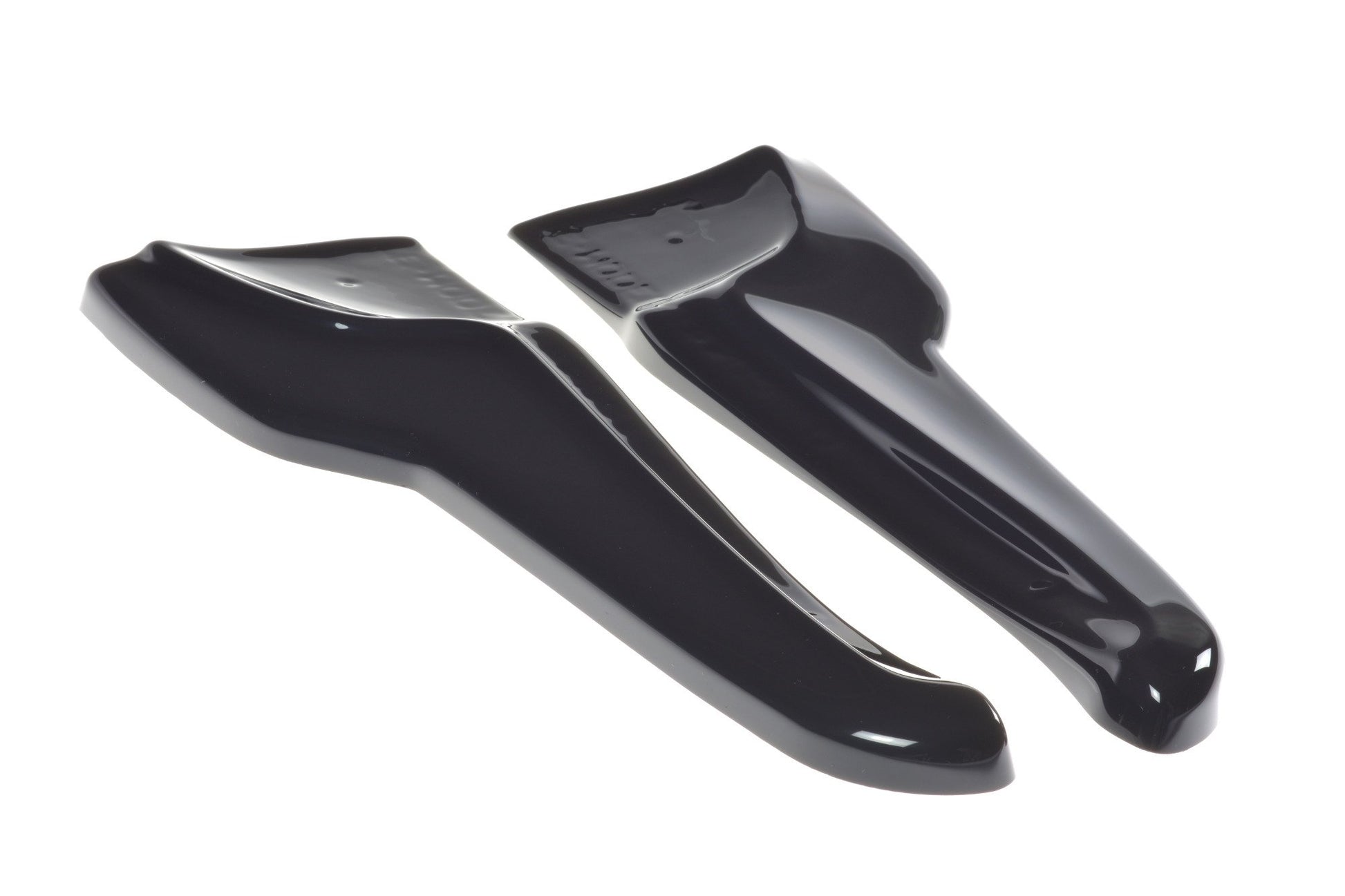 Heck Ansatz Flaps Diffusor V.2 für TESLA MODEL X  schwarz Hochglanz