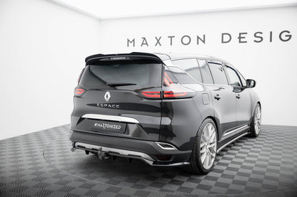 Mittlerer Cup Diffusor DTM Look Heck Ansatz für Renault Espace Mk5  schwarz Hochglanz