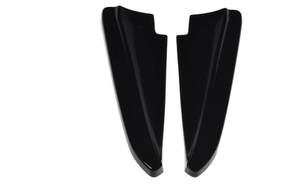 Heck Ansatz Flaps Diffusor für MASERATI QUATTROPORTE MK.6 vor Facelift schwarz matt