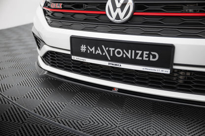 Front Ansatz V.2 für Volkswagen Jetta GLI Mk7 schwarz Hochglanz
