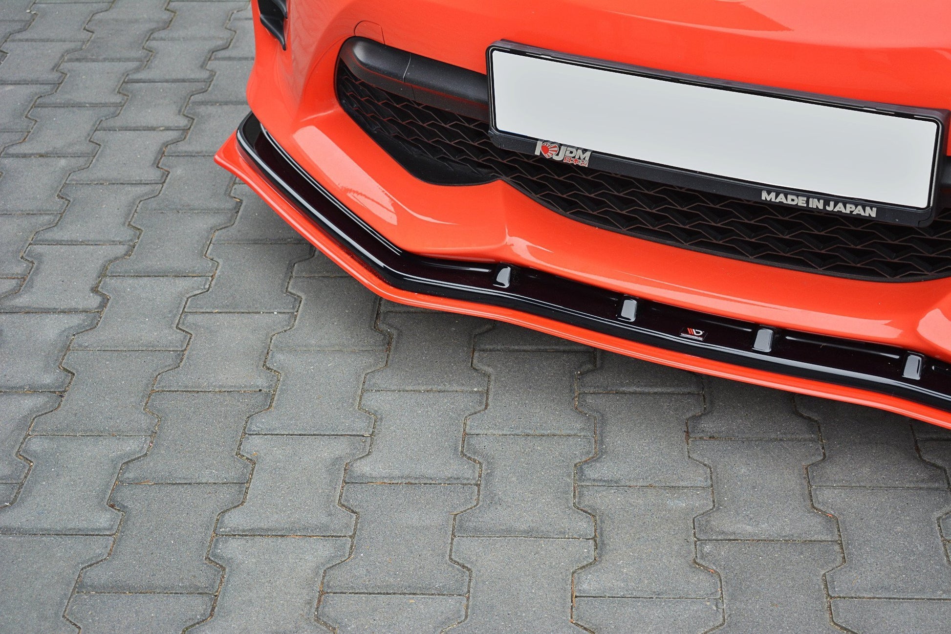 Front Ansatz V.4 für Toyota GT86 Facelift  schwarz Hochglanz