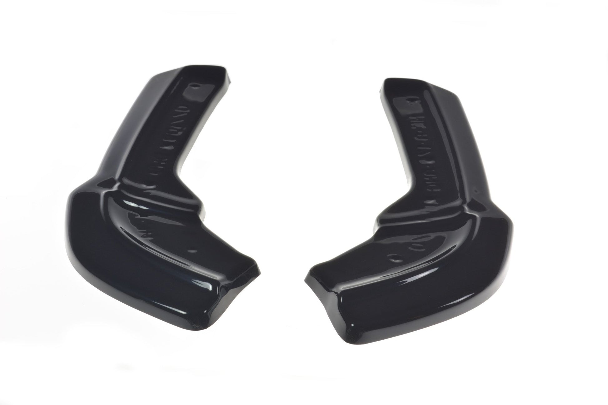 Heck Ansatz Flaps Diffusor für Mercedes A45 AMG W176 schwarz Hochglanz