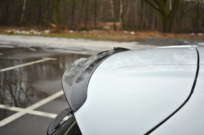 Spoiler CAP für RENAULT CLIO MK4 RS schwarz Hochglanz