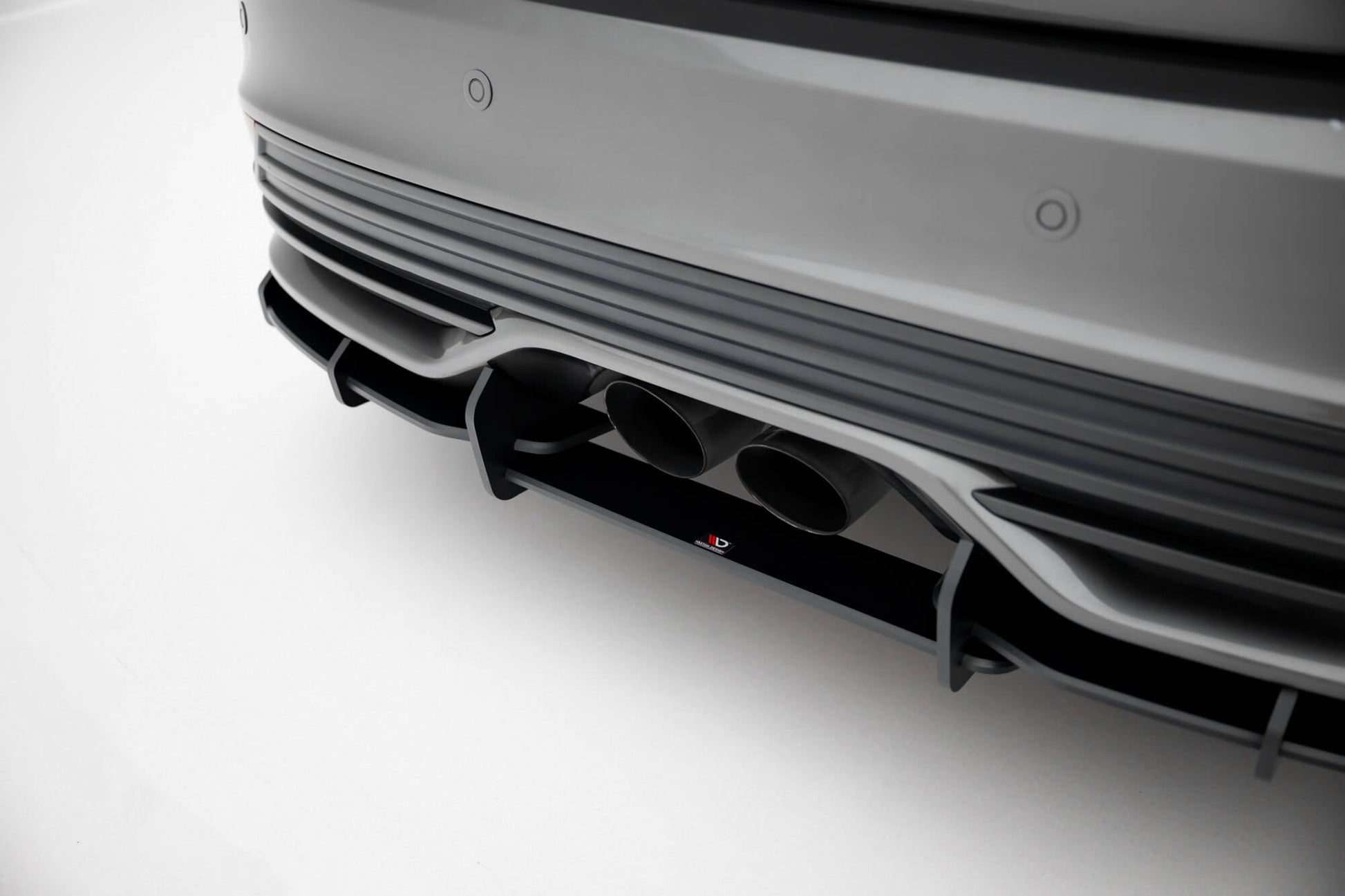 Street Pro Heckschürze + Flaps für Ford Focus ST Mk3 Facelift schwarz Hochglanz