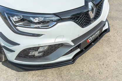 Front Ansatz V.1 für Renault Megane IV RS schwarz Hochglanz