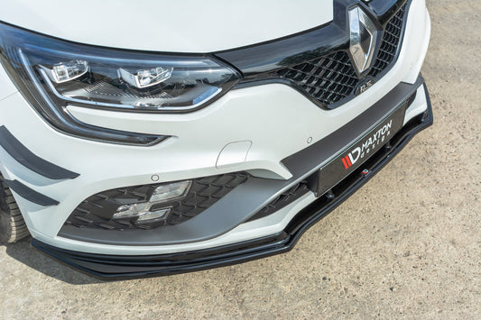 Front Ansatz V.1 für Renault Megane IV RS schwarz Hochglanz