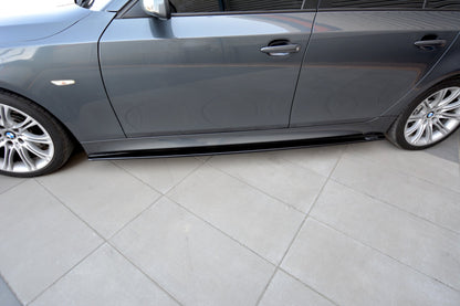 Seitenschweller Ansatz für BMW 5er E60/61 M Paket schwarz Hochglanz