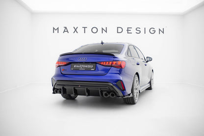 Diffusor Heck Ansatz für Audi S3 Limousine 8Y Facelift