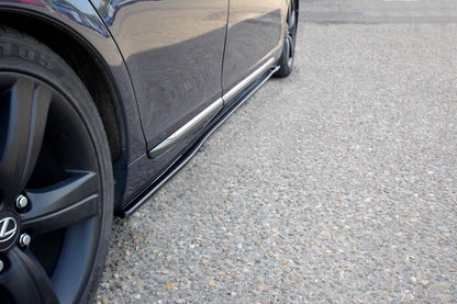 Seitenschweller Ansatz für LEXUS GS MK.3 schwarz Hochglanz