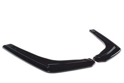 Heck Ansatz Flaps Diffusor für BMW M3 F80 schwarz Hochglanz