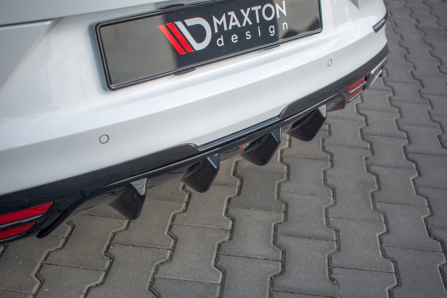 Diffusor Heck Ansatz für Kia ProCeed GT Mk1 schwarz Hochglanz