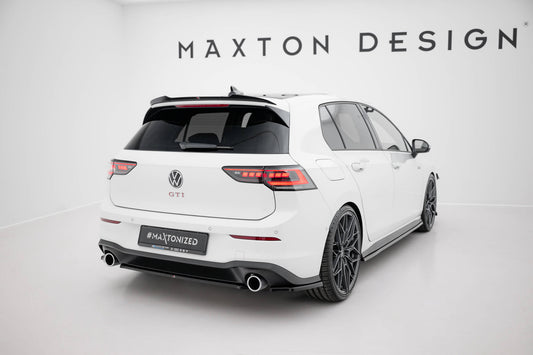 Heckansatz VW Golf GTI Mk8 schwarz Hochglanz